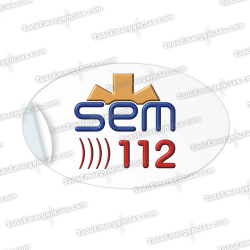 SEM PEGATINAS RESINA EMERGENCIAS OVALADA