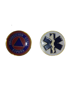 CHAPA EMERGENCIAS PROTECCIÓN CIVIL O CRUZ VIDA