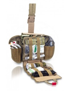 BOTIQUIN PERNERA PARAMÉDICO DE ACCESO RÁPIDO PARA GRANDES INTERVENCIONES COLOR COYOTE