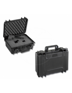 MALETIN FIBRA ESTANCA NEGRO MEDIANO