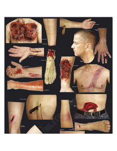 SET HERIDAS LAMINADAS ADULTO