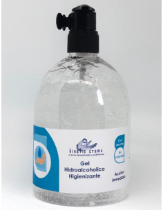 GEL HIDROALCOHÓLICO HIGIENIZANTE 500 ML.