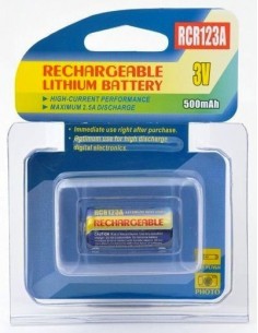 PILA CR123A RECARGABLE