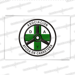 PEGATINAS DYA RESINA EMERGENCIAS RECTANGULARES