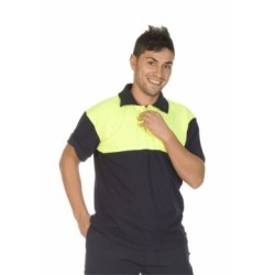 POLO BICOLOR AMARILLO AV O NARANJA AV